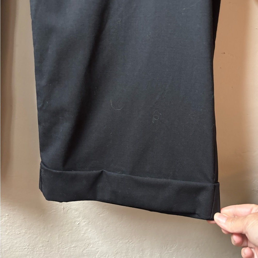 Banana Republic Black Wool Stretch Crop Culotte Pant EXC Size 12 Martin Fit - Picture 8 of 8